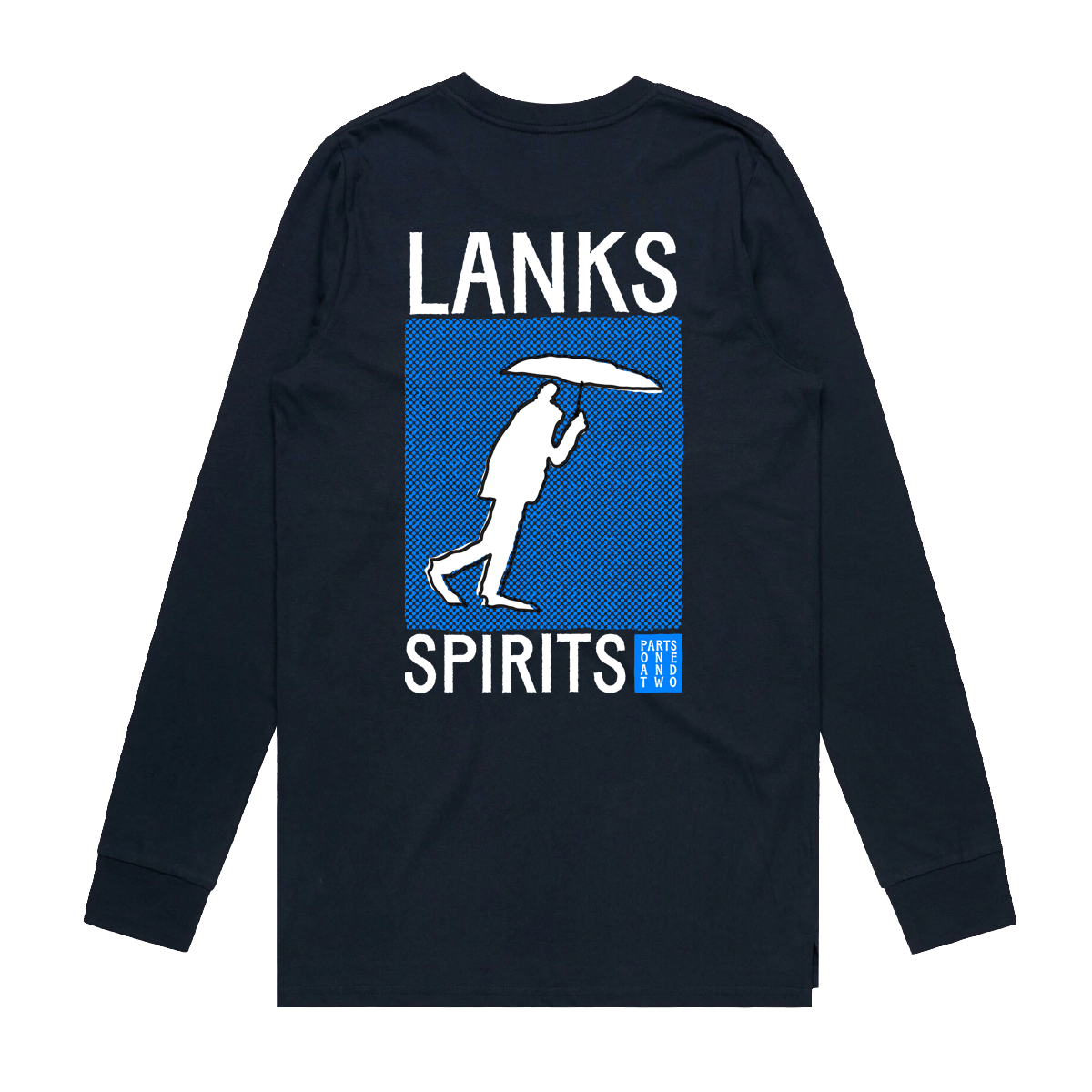 SPIRITS PT. 1 + 2 — NAVY L/S TEE